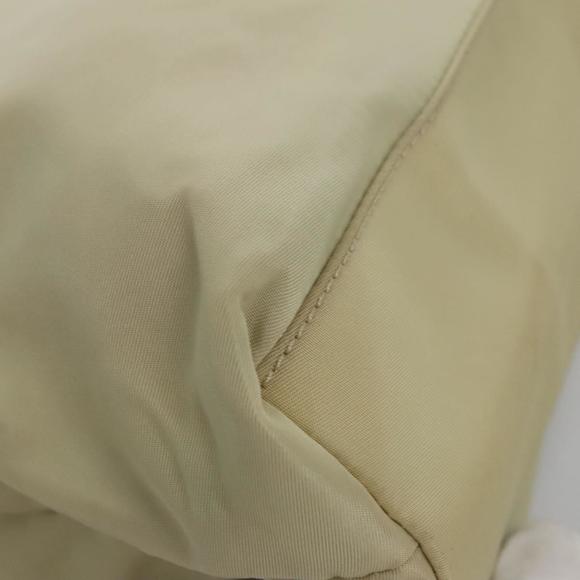 PRADA Tote Bag Nylon Gold White Auth 115826 - Picture 9 of 16